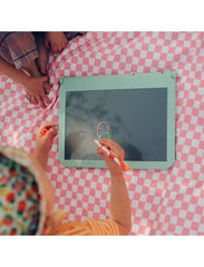 KIDYWOLF: Tablet ζωγραφικής με φως, 2 όψεων με οθόνη LΕD & μαυροπίνακα