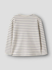 Lil Atelier Μπλουζάκι Lil' Ateier Παιδική Μπλούζα Loose Fit με Μακριά Μανίκια  Turtledove