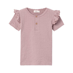 Lil Atelier Μπλουζάκι 2Y Μπλούζα Μωβ κοντομάνικη Lil Atelier