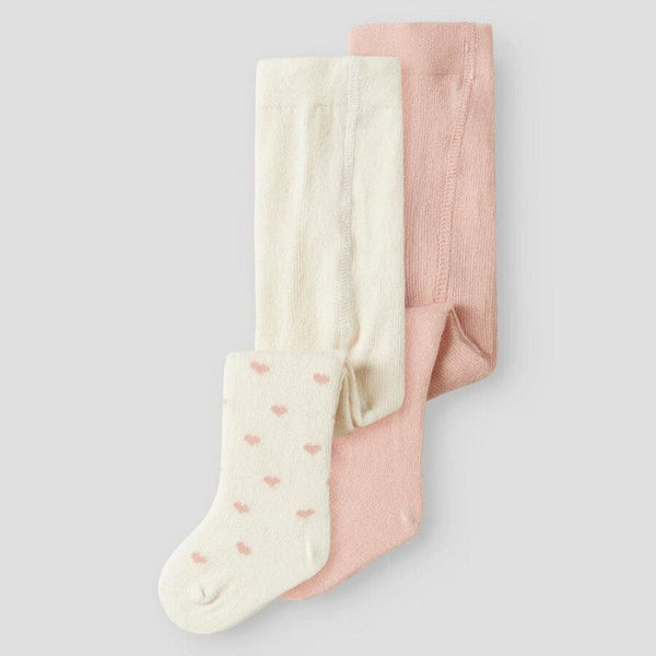 Lil Atelier Αξεσούαρ 0-2M (50/56 CM) Lil' Atelier Σετ 2 Βρεφικό Καλσόν Cameo Rose