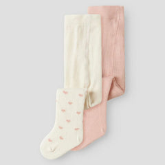 Lil Atelier Αξεσούαρ 0-2M (50/56 CM) Lil' Atelier Σετ 2 Βρεφικό Καλσόν Cameo Rose