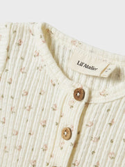 Lil Atelier Βρεφικά Φορμάκια Lil' Atelier Ολόσωμο Κορμάκι Coconut Milk