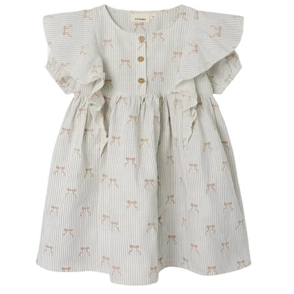 Lil Atelier φόρεμα 2Y Lil' Atelier Φόρεμα Coconut Milk 13239023