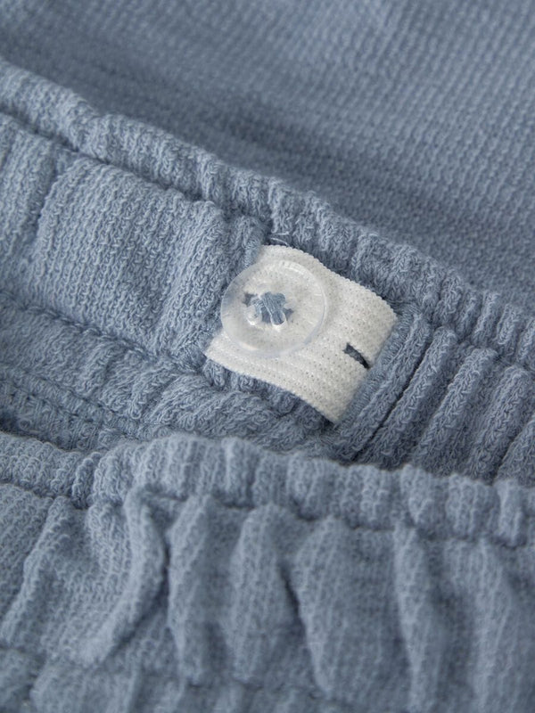 Lil Atelier Παντελονάκι Lil' Atelier Σορτς από Οργανικό Βαμβάκι Dusty Blue