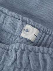 Lil Atelier Παντελονάκι Lil' Atelier Σορτς από Οργανικό Βαμβάκι Dusty Blue