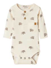 Lil Atelier Βρεφικά Φορμάκια 56 Lil' Atelier Φορμάκι μακριμάνικο Elephant