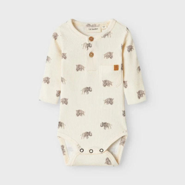 Lil Atelier Βρεφικά Φορμάκια Lil' Atelier Φορμάκι μακριμάνικο Elephant