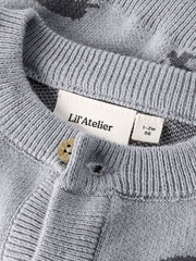Lil Atelier Παιδικές Ζακέτες Lil' Atelier Ζακέτα βρεφική Elephant Sleet