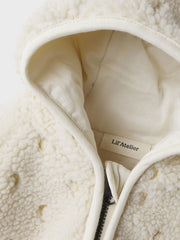 Lil Atelier Μπουφάν Lil' Atelier Βρεφικό Μπουφάν EMBROIDERED TEDDY – Turtledove