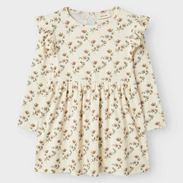 Lil Atelier φόρεμα Lil' Atelier Φόρεμα Floral  Turtledove FLOWER