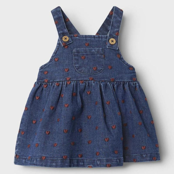 Lil Atelier φόρεμα 1M Lil' Atelier Φόρεμα τζιν Heart Dark Denim