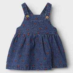 Lil Atelier φόρεμα 1M Lil' Atelier Φόρεμα τζιν Heart Dark Denim