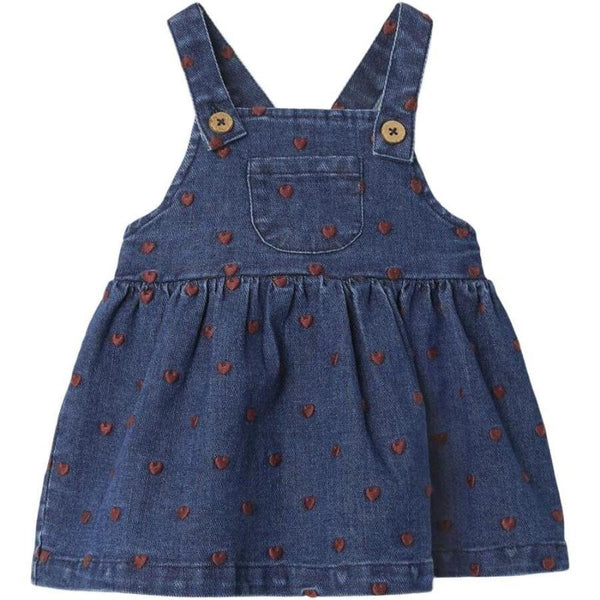 Lil Atelier φόρεμα Lil' Atelier Φόρεμα τζιν Heart Dark Denim