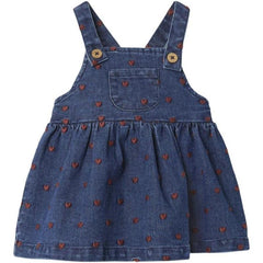 Lil Atelier φόρεμα Lil' Atelier Φόρεμα τζιν Heart Dark Denim