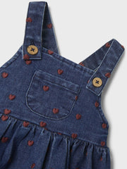 Lil Atelier φόρεμα Lil' Atelier Φόρεμα τζιν Heart Dark Denim