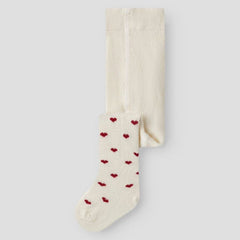 Lil Atelier Καλσόν 0-2M (50/56 CM) Lil' Atelier Βρεφικό Καλσόν Heart Turtledove