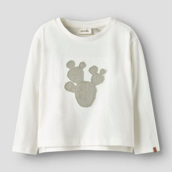 Lil Atelier Μπλουζάκι 2Y (92 CM) Lil' Atelier Μπλούζα Jersey με Μακριά Μανίκια Cactus