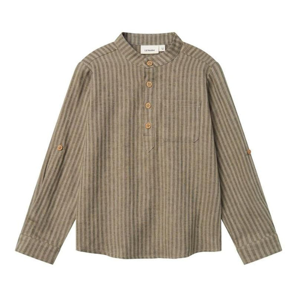 Lil Atelier Μπλουζάκι 2Y Lil' Atelier Πουκάμισο Laurel Oak