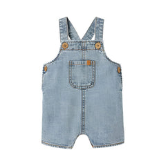 Lil Atelier Σαλοπέτα 1-2M (56 CM) Lil' Atelier Σαλοπέτα Τζιν Light Blue Denim