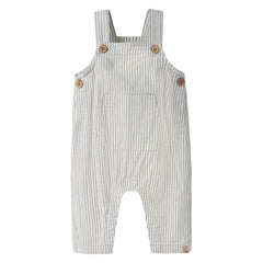 Lil Atelier Σαλοπέτα 1-2M (56 CM) Lil' Atelier Βρεφική Σαλοπέτα Loose Fit από Οργανικό Βαμβάκι – Coconut Milk