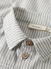 Lil Atelier Μπλουζάκι Lil' Atelier Παιδικό Πουκάμισο Loose Fit από Οργανικό Βαμβάκι – Coconut Milk