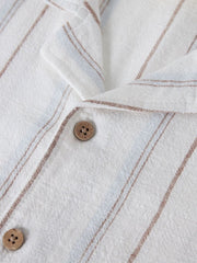 Lil Atelier Μπλουζάκι Lil' Atelier Πουκάμισο Loose Fit Coconut Milk