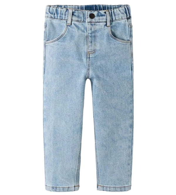 Lil Atelier Παντελονάκι 2Y (92 CM) Lil' Atelier Παιδικό Τζιν Loose Fit Medium Blue Denim