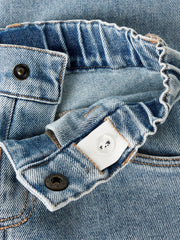Lil Atelier Παντελονάκι Lil' Atelier Παιδικό Τζιν Loose Fit Medium Blue Denim
