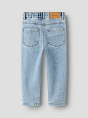 Lil Atelier Παντελονάκι Lil' Atelier Παιδικό Τζιν Loose Fit Medium Blue Denim