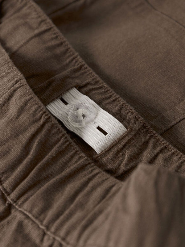 Lil Atelier Παντελονάκι Lil’ Atelier Παιδικό Σορτς loose fit - Shitake