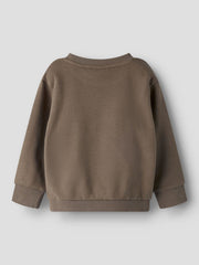 Lil Atelier Μπλουζάκι Lil' Atelier Παιδική Μπλούζα Φούτερ Loose Fit – Shitake