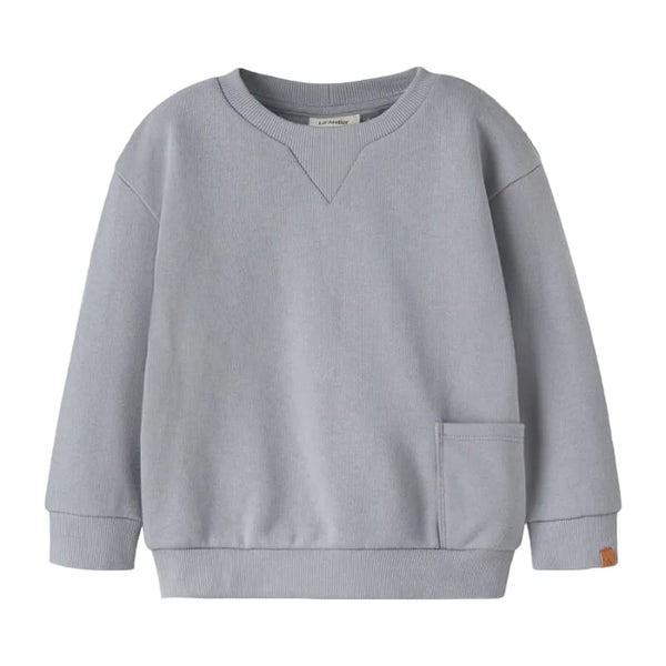 Lil Atelier Μπλουζάκι 2Y (92 CM) Lil' Atelier Φούτερ Loose Fit Sleet