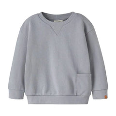 Lil Atelier Μπλουζάκι 2Y (92 CM) Lil' Atelier Φούτερ Loose Fit Sleet