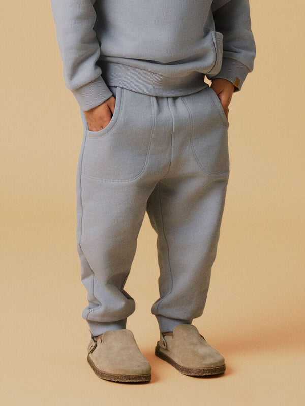 Lil Atelier Παντελονάκι Lil' Atelier Παιδικό Παντελόνι Φόρμας Loose Fit Sleet