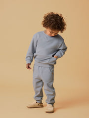Lil Atelier Μπλουζάκι Lil' Atelier Φούτερ Loose Fit Sleet
