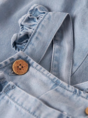 Lil Atelier Σαλοπέτα Lil' Atelier Σαλοπέτα τζιν Medium Blue Denim