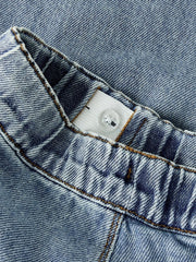 Lil Atelier Παντελονάκι Lil' Atelier Παντελόνι τζιν Medium Blue Denim