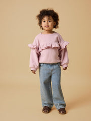 Lil Atelier Παντελονάκι Lil' Atelier Παντελόνι τζιν Medium Blue Denim