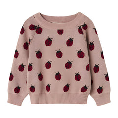 Lil Atelier Μπλουζάκι 2Y (92 CM) Lil' Atelier Μπλούζα πλεκτή Misty Rose Ladybug