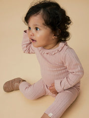 Lil Atelier Βρεφικά Φορμάκια Lil' Atelier Φορμάκι Μακρυμάνικο Misty Rose