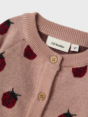 Lil Atelier Παιδικές Ζακέτες Lil' Atelier Ζακέτα βρεφική Misty Rose