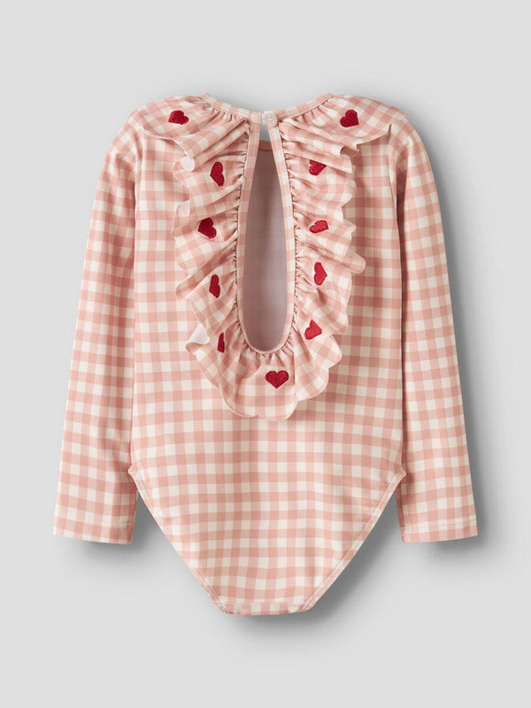 Lil Atelier μαγιό Lil' Atelier Ολόσωμο μαγιό με κεντημένες λεπτομέρειες – Misty Rose