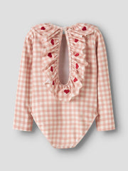 Lil Atelier μαγιό Lil' Atelier Ολόσωμο μαγιό με κεντημένες λεπτομέρειες – Misty Rose