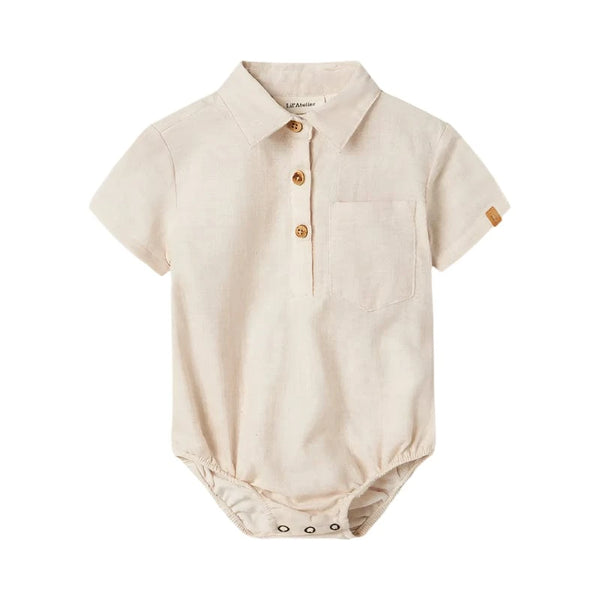 Lil Atelier Μπλουζάκι Lil' Atelier Πουκάμισο κορμάκι NBMTAROU SS