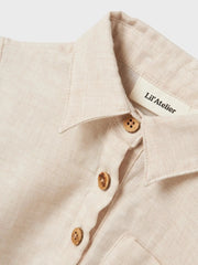 Lil Atelier Μπλουζάκι Lil' Atelier Πουκάμισο κορμάκι NBMTAROU SS