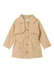 Lil Atelier Παλτό 2Y (92 CM) / ΕΚΡΟΥ Lil' Atelier Παλτό NMFLAMADELIN TRENCHCOAT LIL