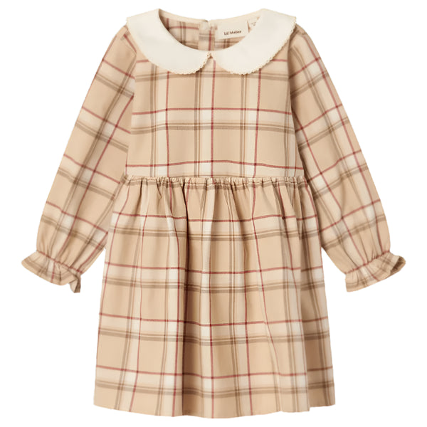 Lil Atelier φόρεμα 2Y Lil' Atelier Φόρεμα NMFSEVENA LS οργανικό βαμβάκι