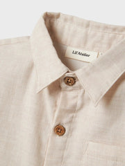 Lil Atelier Μπλουζάκι Lil' Atelier Πουκάμισο κοντομάνικο NMMTAROU SS LOOSE SHIRT LIL