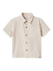 Lil Atelier Μπλουζάκι 2Y (92 CM) Lil' Atelier Πουκάμισο κοντομάνικο NMMTAROU SS LOOSE SHIRT LIL