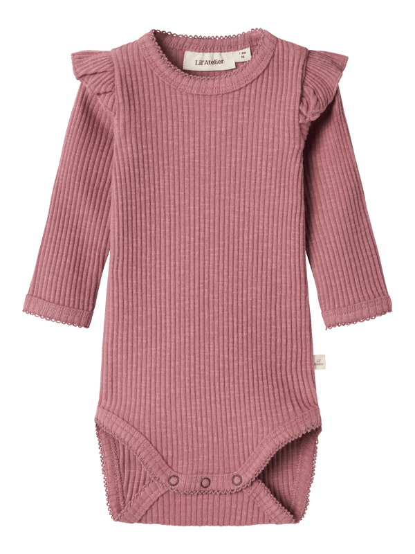 Lil Atelier Βρεφικά Φορμάκια 56 Lil' Atelier Φορμάκι μακριμάνικο Nostalgia Rose